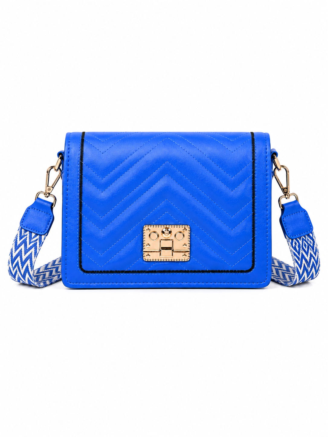 Cobalt Chevron Crossbody - Image 2