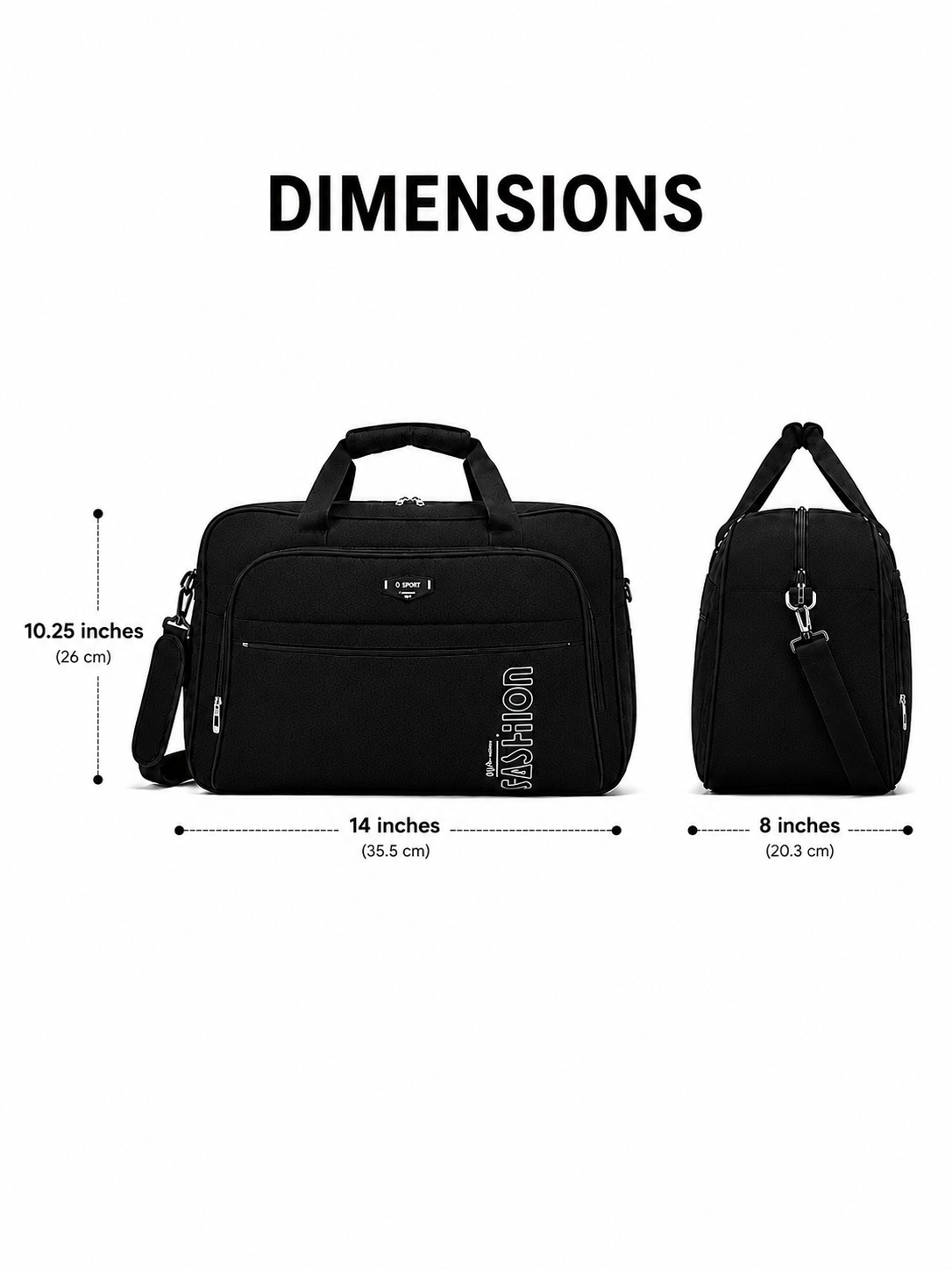 Travel Duffel Bag with Multiple Compartments | Lightweight Waterproof Gym & Overnight Carry Bag - Image 2