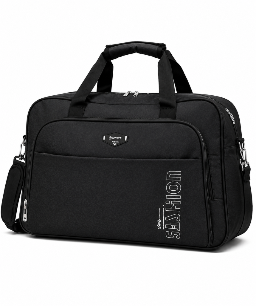 Travel Duffel Bag with Multiple Compartments | Lightweight Waterproof Gym & Overnight Carry Bag
