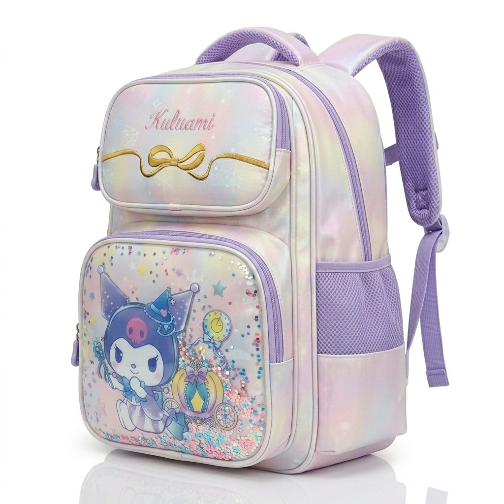 Pastel Pixie Kuromi Backpack (Purple) - Image 3