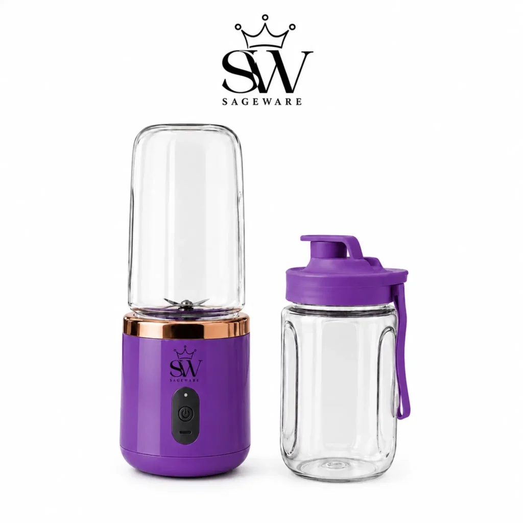 Portable Fruit Juicer Blender Bottle | Mini Smoothie Maker with USB Charging for Home, Gym & Travel