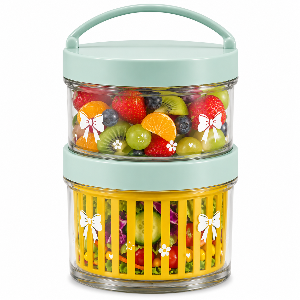 Sageware Yellow Salad Box