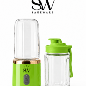 Mini Portable Blender for Smoothies & Shakes | USB Rechargeable Fruit Juicer Bottle with Travel Cup