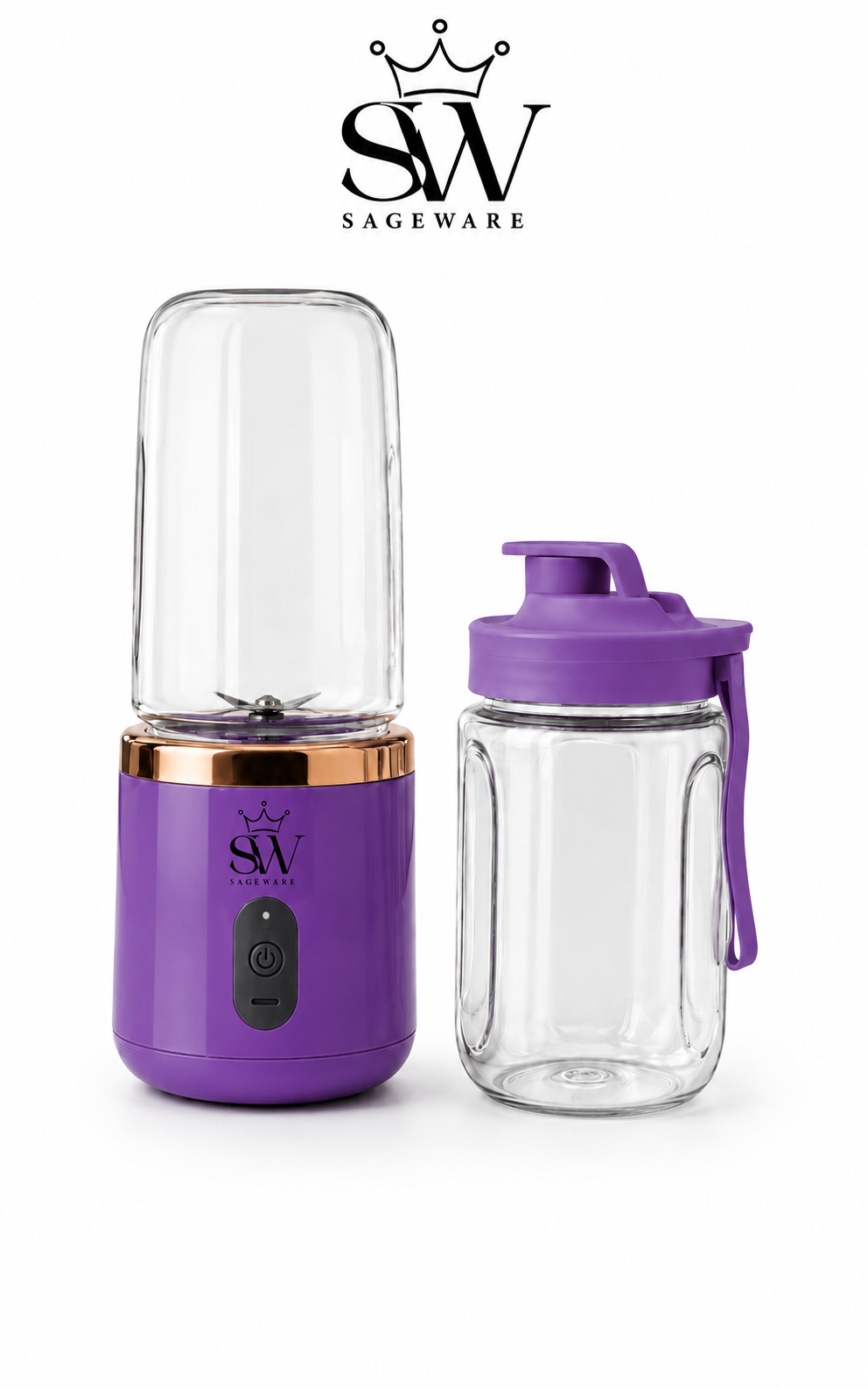 Portable Fruit Juicer Blender Bottle | Mini Smoothie Maker with USB Charging for Home, Gym & Travel - Image 2