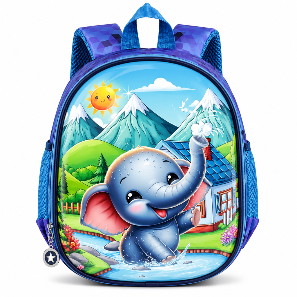 Kids School Bag for Boys & Girls | Lightweight Waterproof Backpack with Multiple Compartments | Stylish School Bag for Nursery, Kindergarten & Primary Students