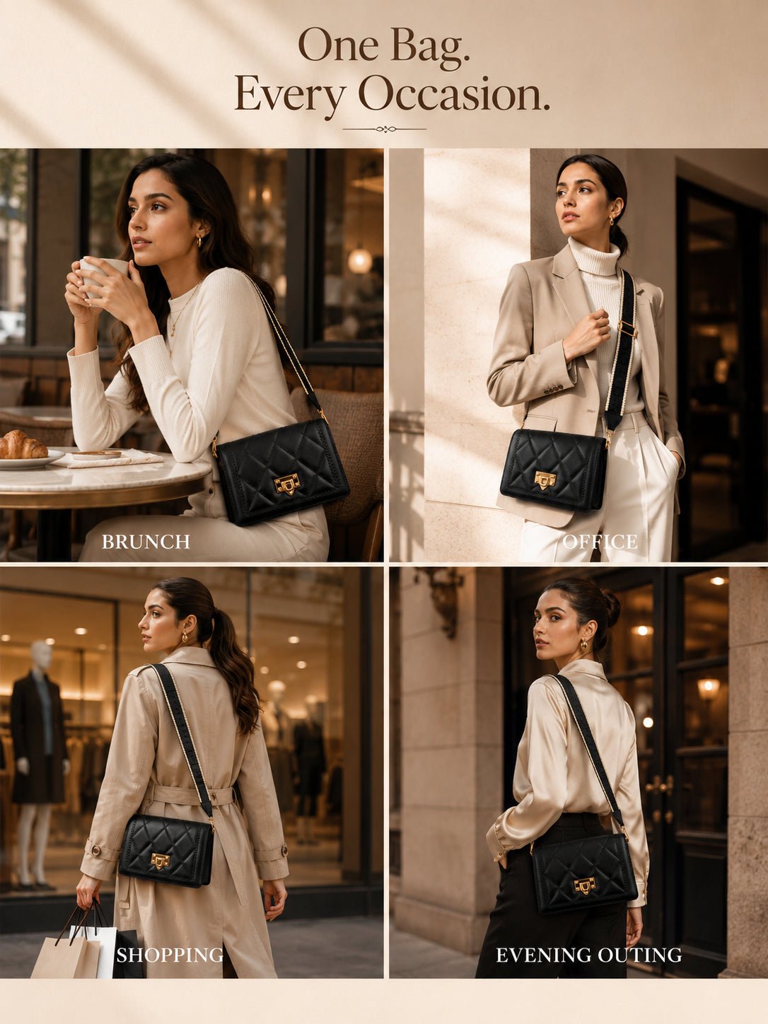 Fashion Sling Bag for Women | Lightweight Shoulder Bag for Travel & Daily Use - Image 7