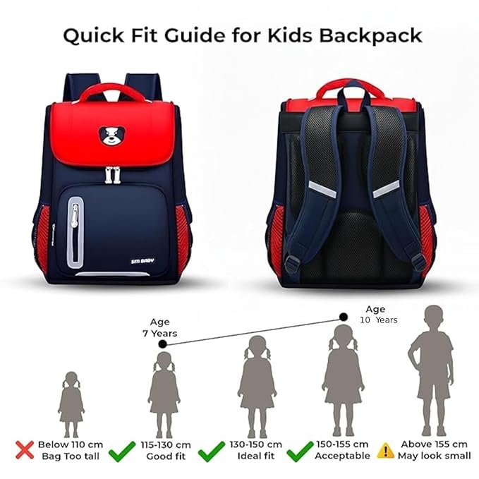 Stylish School Backpack for Kids | Durable Water Resistant Bag with Multiple Compartments - Image 7