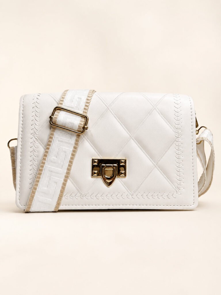Ladies Sling Bag for Women | Trendy Quilted Side Bag with Adjustable Strap