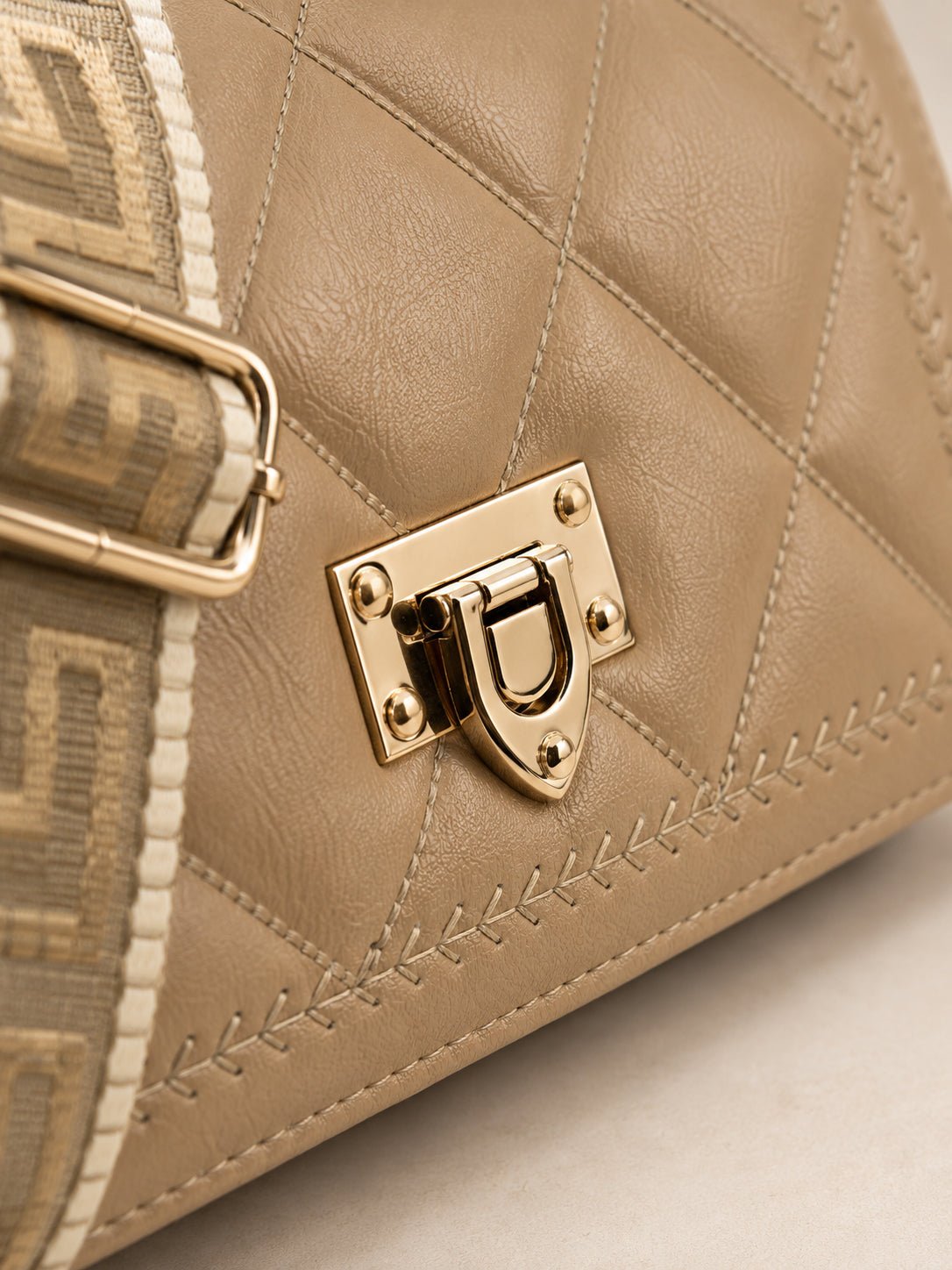 Designer Quilted Sling Bag for Women | Elegant Side Purse with Chain Strap - Image 4