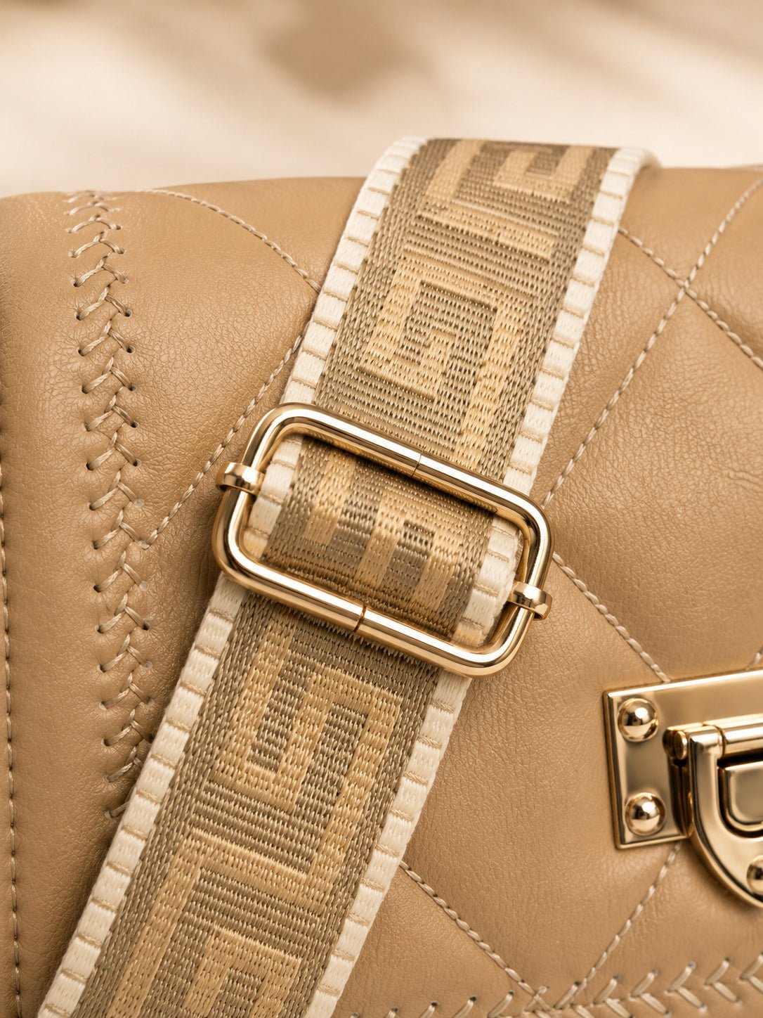 Designer Quilted Sling Bag for Women | Elegant Side Purse with Chain Strap - Image 5