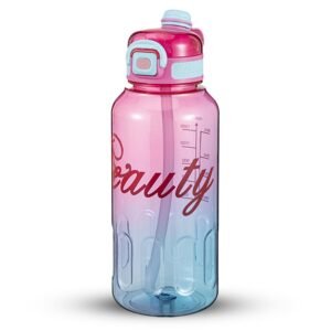 SAGEWARE 1500ml Leakproof Water Bottle with Straw & Strap β Pink