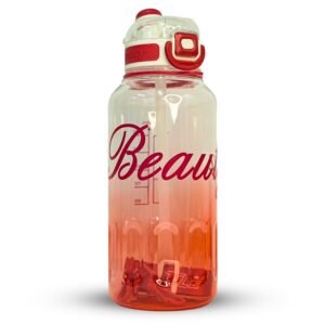 SAGEWARE 1500ml Leakproof Water Bottle with Straw & Strap β Red