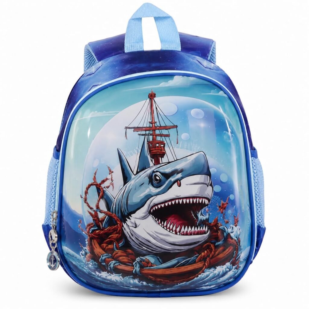 SAGEWARE EVA Hard Shell School Bag for Kids 3–8 Years – Shark
