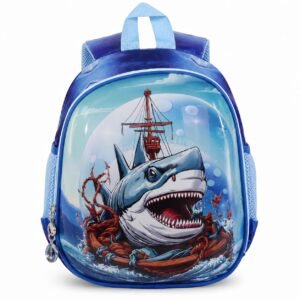 SAGEWARE EVA Hard Shell School Bag for Kids 3–8 Years – Shark