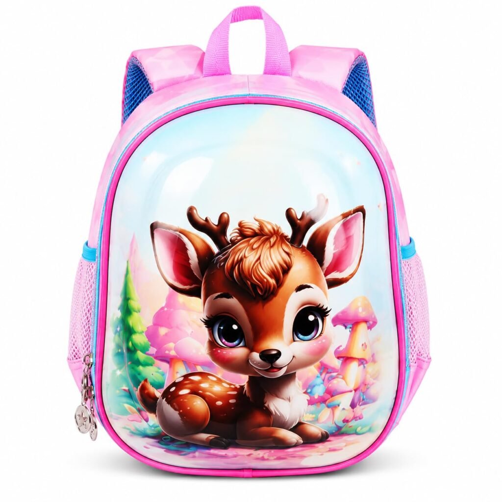 SAGEWARE EVA Hard Shell School Bag for Kids 3–8 Years – Deer